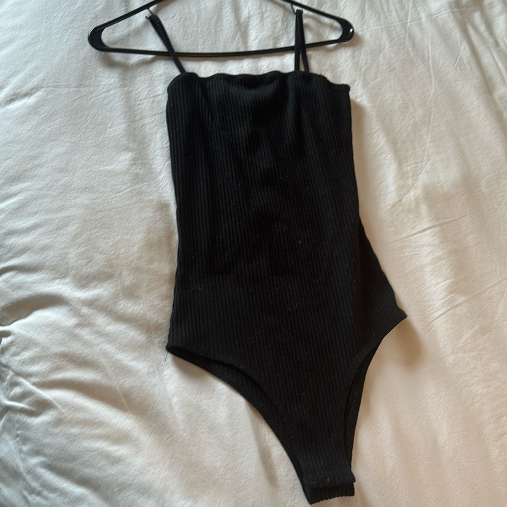 black bodysuit